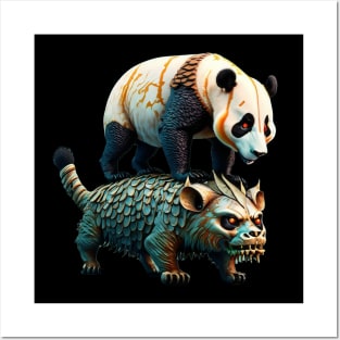 PANDA RIDE Posters and Art